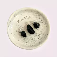 Dije Obsidiana Pulida Chica