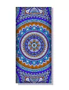 Almohadilla Ocular Microfibra Mandala Azul-Naranja