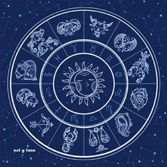Paño de Tarot con Bolsita Sol y Luna