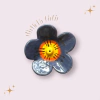 Porta Sahumerio de Cerámica Flor AZUL - comprar online
