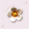 Porta Sahumerio de Cerámica Flor BLANCA - comprar online