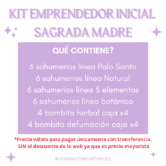 COMBO EMPRENDEDOR INICIAL SAGRADA MADRE (32 productos) en internet