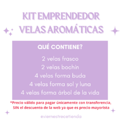 COMBO EMPRENDEDOR VELAS AROMÁTICAS (16 productos) CONSULTAR TIEMPO DE PRODUCCION en internet