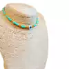 Choker Ojo Turco Aqua