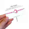 Pulsera Yin Yang Rosa Claro