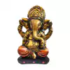 Ganesha Grande Dorado y Cobre