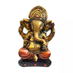 Ganesha Grande Dorado y Cobre