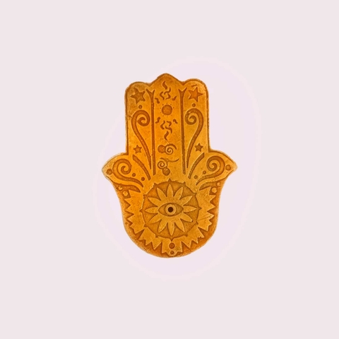 Porta Sahumerio Mano de Fátima Yeso