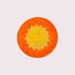 Porta Sahumerio Mandala Naranja