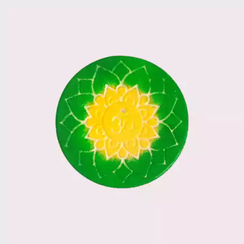 Porta Sahumerio Mandala Verde