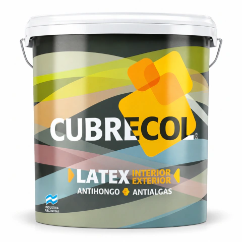 LÁTEX INTERIOR/EXTERIOR CUBRECOL EN MATE VARIOS COLORES x 10 LITROS | MEGALUX
