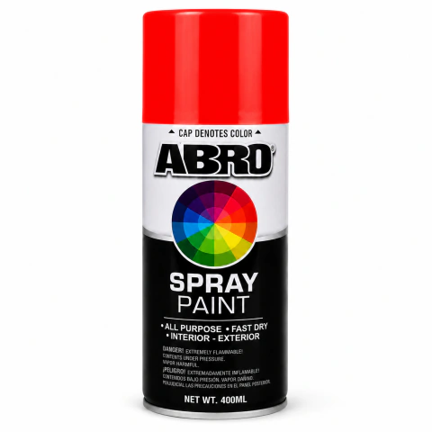 PINTURAS FLUORESCENTES EN AEROSOL: VARIOS COLORES x 400 ml. | ABRO