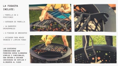 FOGONERO DE DISEÑO ASADOR PARRILLERO FOGÓN - Mots