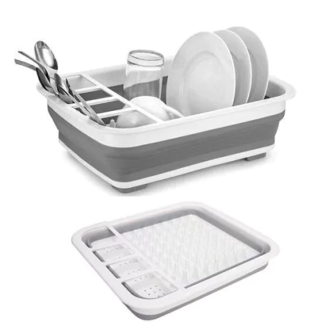SECA PLATO ESCURRIDOR PLEGABLE DE SILICONA