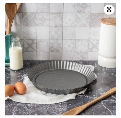 MOLDE TARTA TARTERA ACANALADA 31cm ANTIADHERENTE