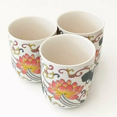 VASO PARA TÉ DE PORCELANA (DISEÑOS SURTIDOS)