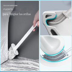 ESCOBILLA CEPILLO DE SILICONA PARA INODORO BAÑO en internet