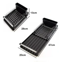 SECA PLATOS ESCURRIDOR EXTENSIBLE NEGRO en internet