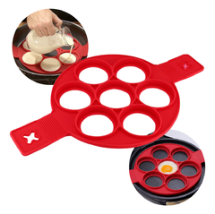 MOLDE DE SILICONA HUEVO PANQUEQUE x 7 - comprar online