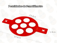 MOLDE DE SILICONA HUEVO PANQUEQUE x 7 en internet