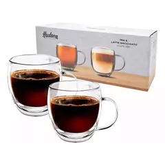 SET 2 TAZAS DOBLE VIDRIO 80ml Hudson - comprar online