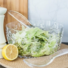 ENSALADERA DE ACRILICO FLOR DE LIS 25,5cm
