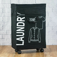 CESTO CANASTO LAUNDRY DE ROPA CON RUEDAS