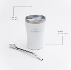 MATE CON TAPA TERMICO VASO DE ACERO INOXIDABLE en internet