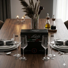 430ml COPAS DE CRISTAL IDELITA VINO x6 - comprar online