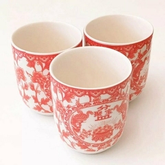 VASO PARA TÉ DE PORCELANA (DISEÑOS SURTIDOS) - Mots