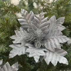 ESTRELLA FEDERAL FLOR PLATEADA CON BRILLO en internet