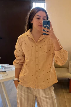 Camisa LIRIO broderi (5960) - Moravia Jeans