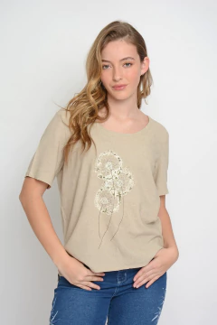 Imagen de Remera CHRISTIE de lino `diente de leon` (2001)