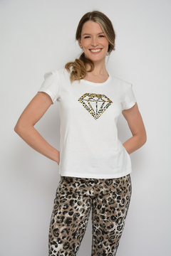 Remera MALÍ gema animal print (5720) - comprar online