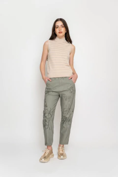 Babucha MELLVILLE flores cristal (2044) - comprar online