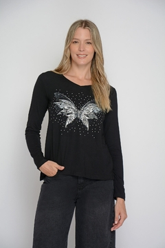 Remera TINA mariposa (6048)