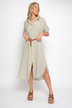 Camisero CONRAD largo rayas iguales (2028) - Moravia Jeans