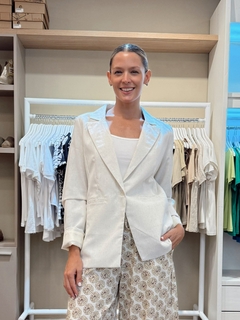 Blazer GALDANA lino (5985) - tienda online