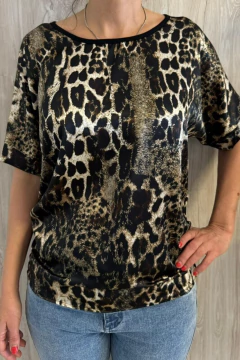 Blusa PARAÍSO frente de raso (5944)