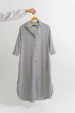 Camisero CONRAD largo rayas anchas (A2028)