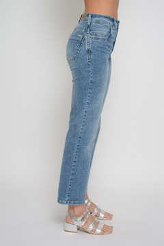 Recto BOLAÑO con presilla azul (J6305) - Moravia Jeans
