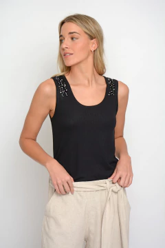 Musculosa LEWIS con piedras de ribb (2004)