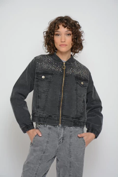 Campera JARED bomber grafito (J6125) - comprar online