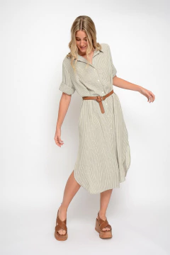 Camisero CONRAD largo rayas iguales (2028) - tienda online