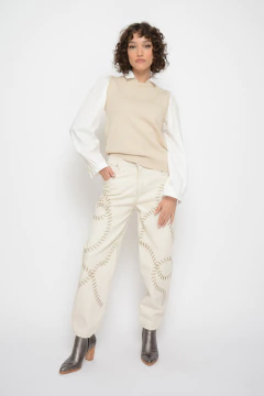Mom JUSTIN bordado lino (J6112)