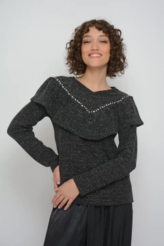 Pull PRESLEY lanilla de lurex (6014)