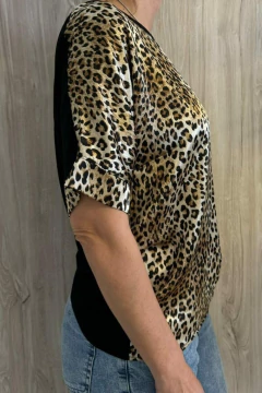 Blusa PARAÍSO frente de raso (5944)