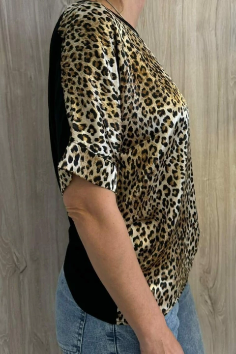 Blusa PARAÍSO frente de raso (5944)