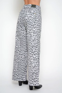 Ancho SABRINA cruzado leopardo gris (J6133) en internet