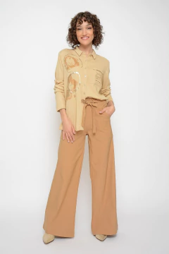 Palazzo CRESPÓN ancho con lazo (5929) - Moravia Jeans